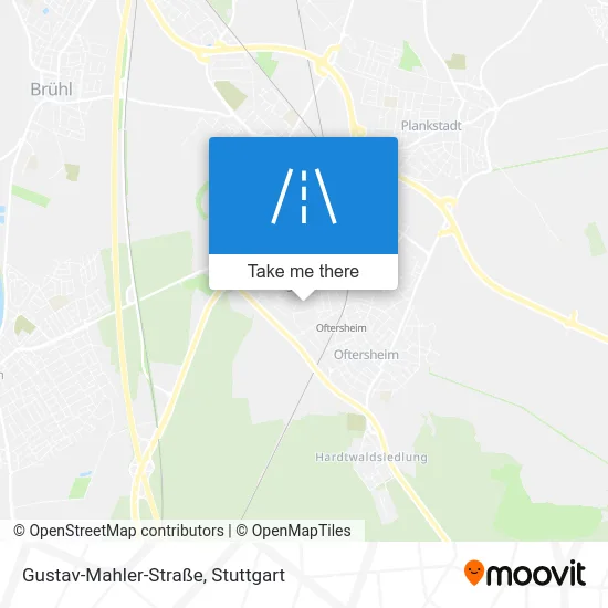 Карта Gustav-Mahler-Straße