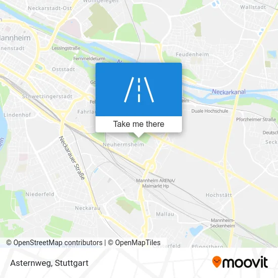 Карта Asternweg