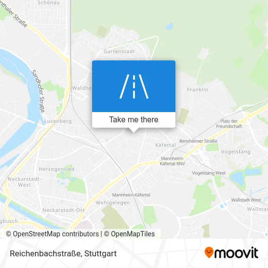 Карта Reichenbachstraße