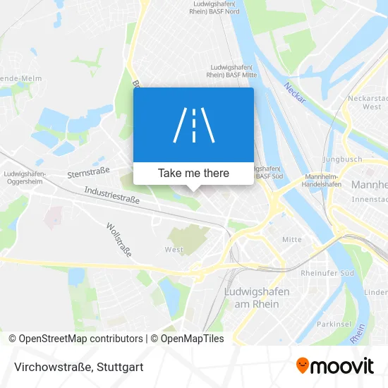 Карта Virchowstraße