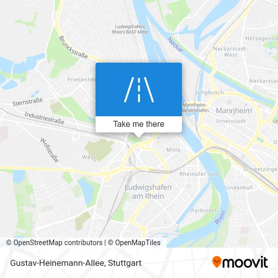 Карта Gustav-Heinemann-Allee