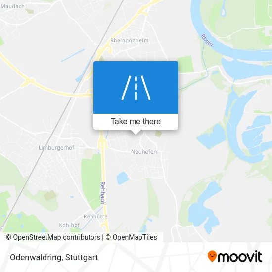 Карта Odenwaldring