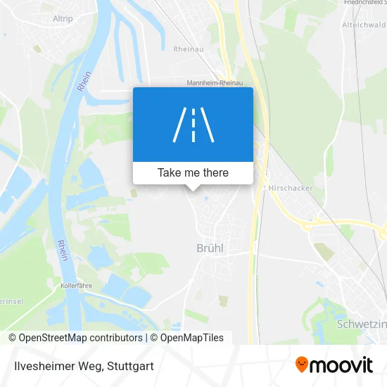 Карта Ilvesheimer Weg