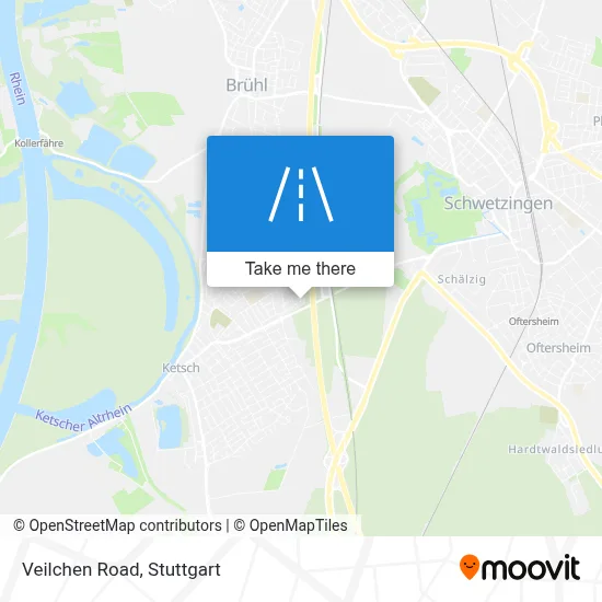Veilchenweg map