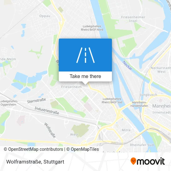 Карта Wolframstraße