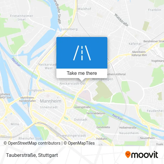 Карта Tauberstraße