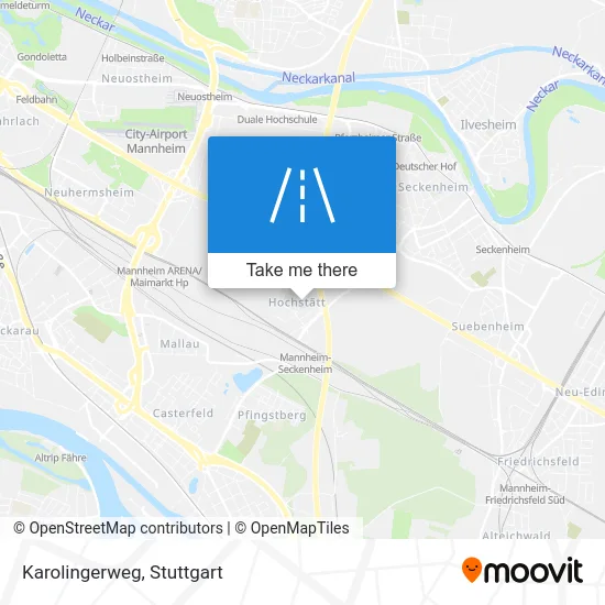 Карта Karolingerweg