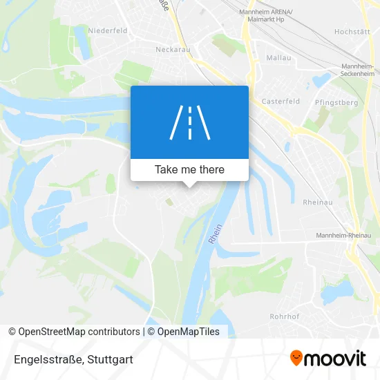 Карта Engelsstraße