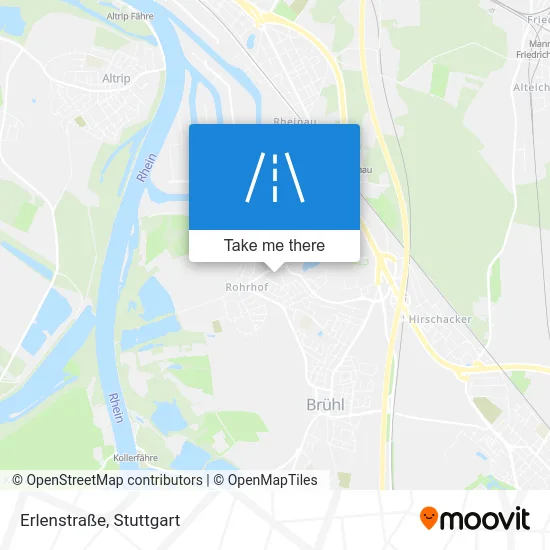 Карта Erlenstraße