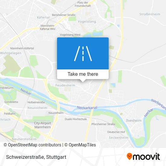 Карта Schweizerstraße