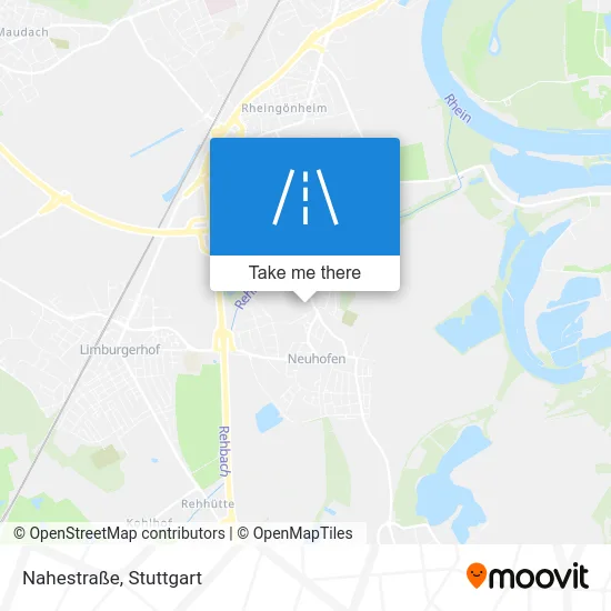 Карта Nahestraße