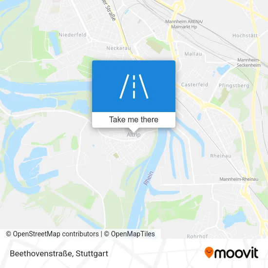 Карта Beethovenstraße