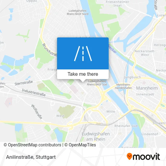 Карта Anilinstraße