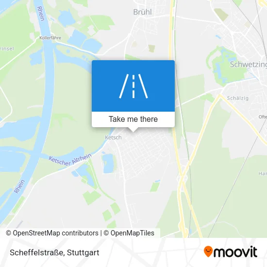 Карта Scheffelstraße