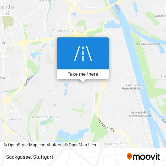 Карта Sackgasse