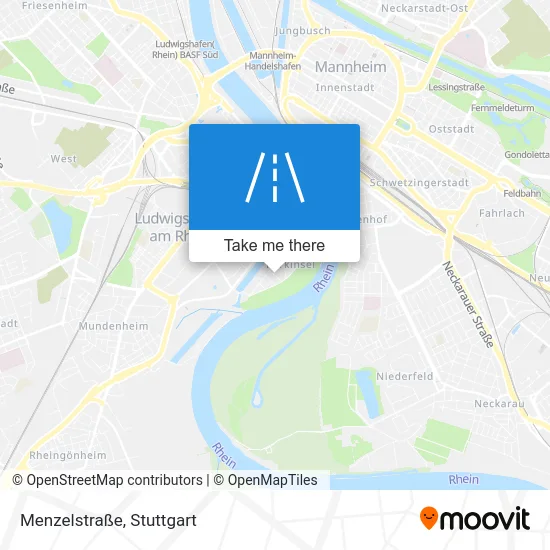 Карта Menzelstraße
