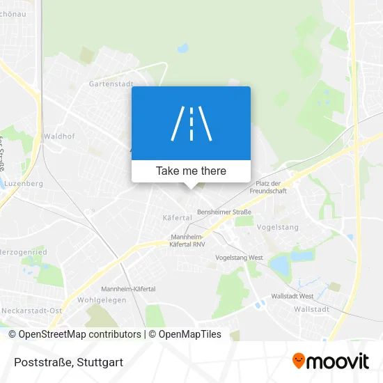 Карта Poststraße