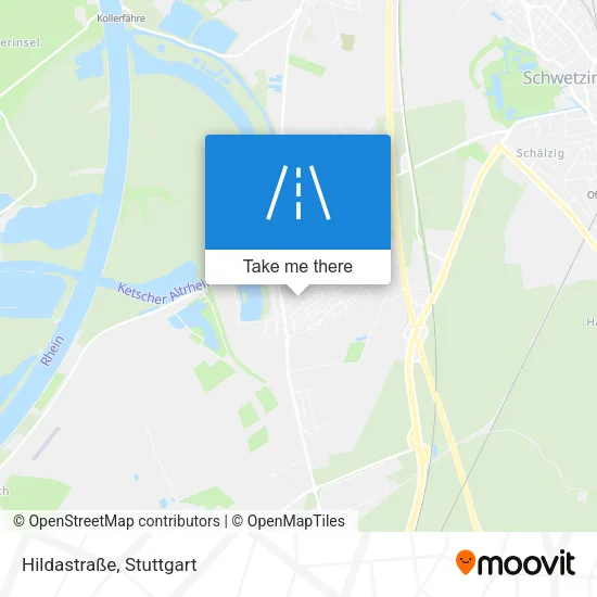 Карта Hildastraße