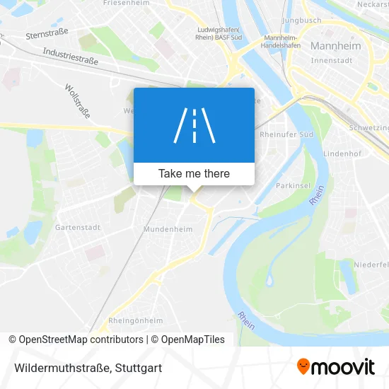 Карта Wildermuthstraße