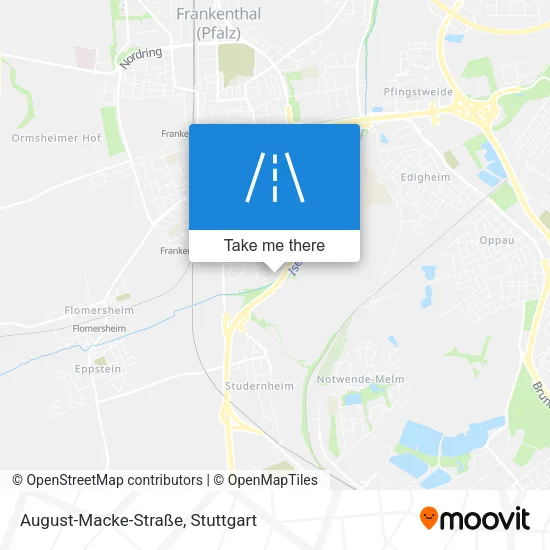 Карта August-Macke-Straße