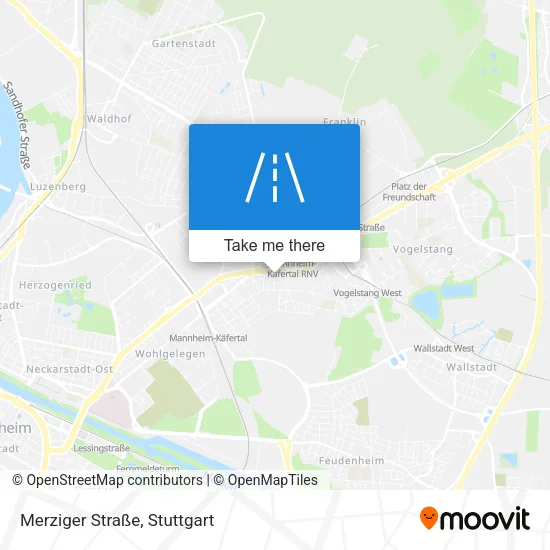 Карта Merziger Straße