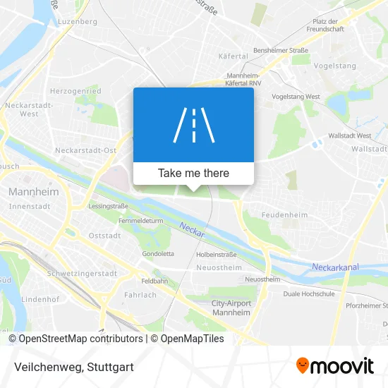 Карта Veilchenweg