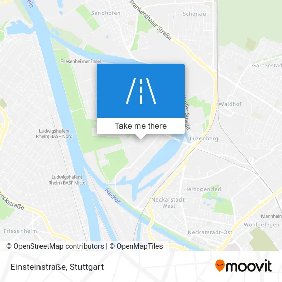 Карта Einsteinstraße