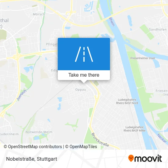 Карта Nobelstraße