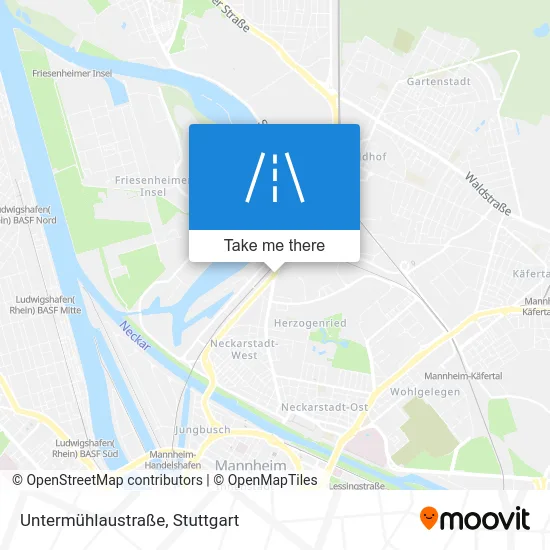 Карта Untermühlaustraße