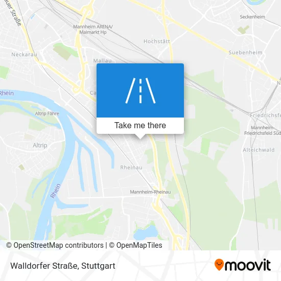 Карта Walldorfer Straße