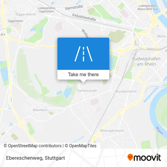Ebereschenweg map