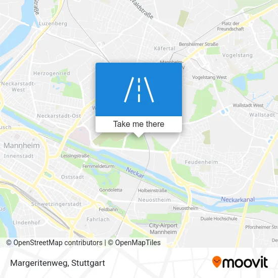 Карта Margeritenweg