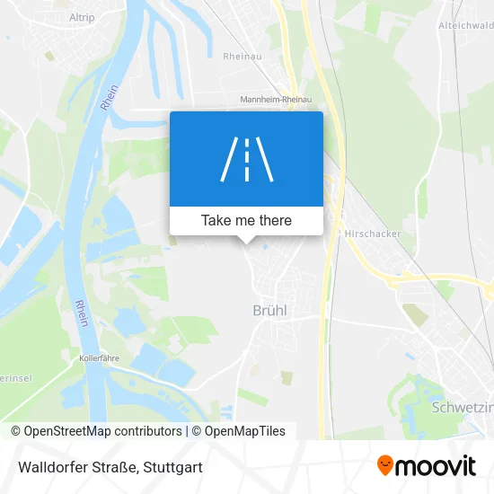 Карта Walldorfer Straße