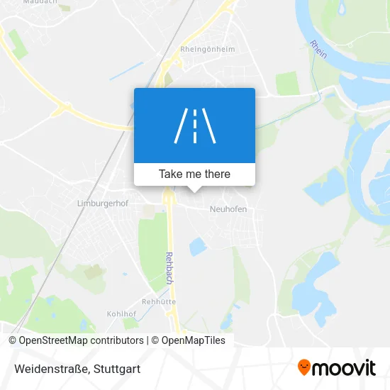 Карта Weidenstraße