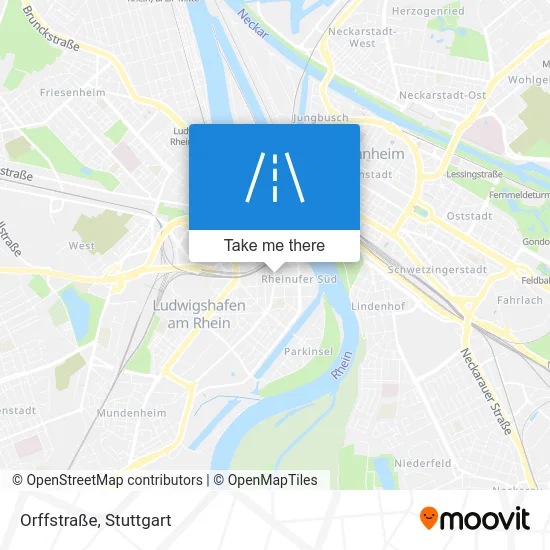 Карта Orffstraße