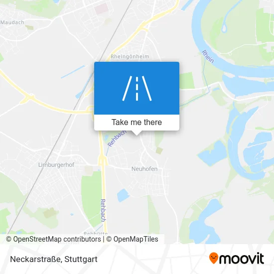 Карта Neckarstraße
