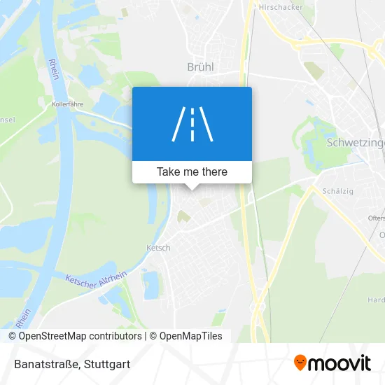 Карта Banatstraße