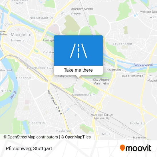 Карта Pfirsichweg