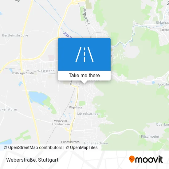 Карта Weberstraße