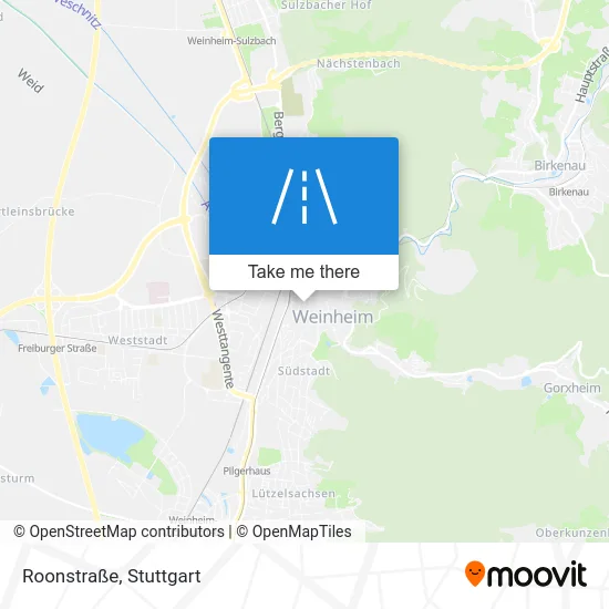 Карта Roonstraße