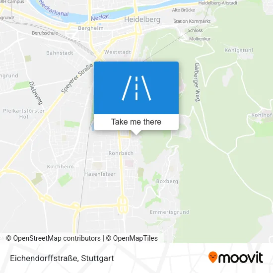 Карта Eichendorffstraße