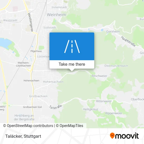 Карта Taläcker