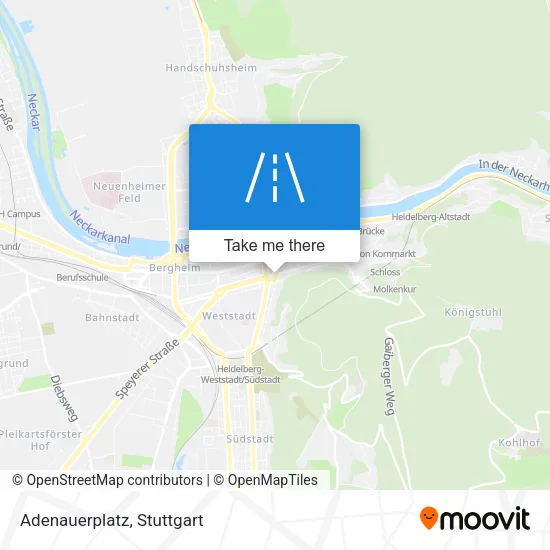 Карта Adenauerplatz