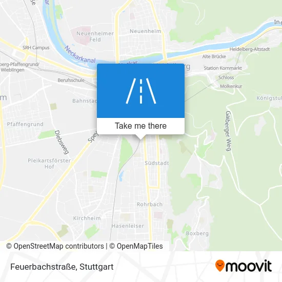 Карта Feuerbachstraße