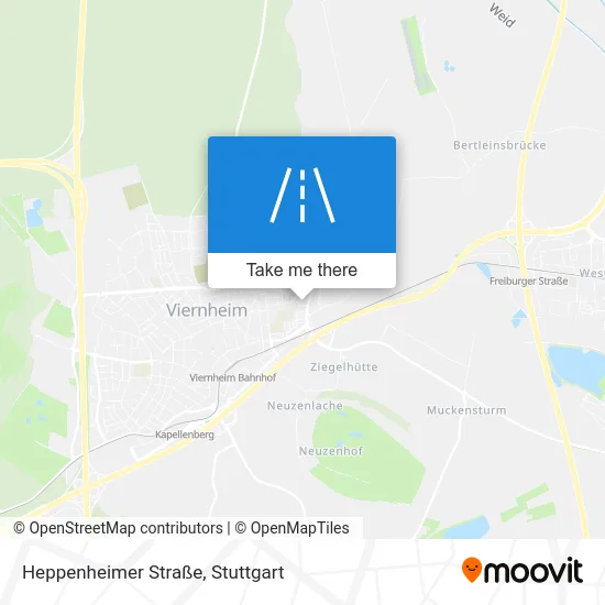 Карта Heppenheimer Straße