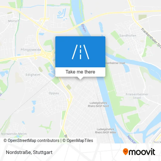 Карта Nordstraße
