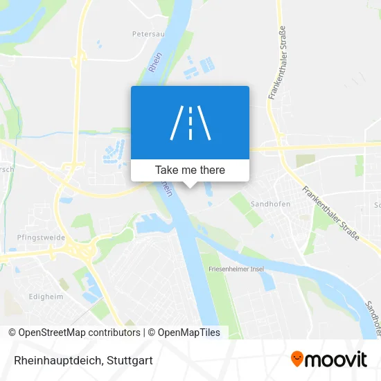 Карта Rheinhauptdeich