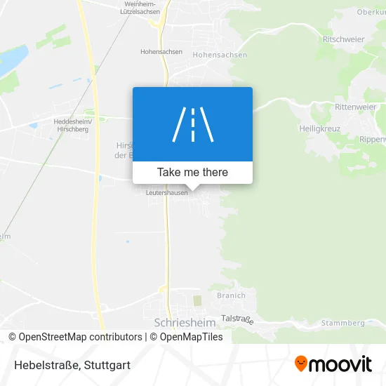 Карта Hebelstraße