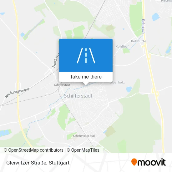 Карта Gleiwitzer Straße