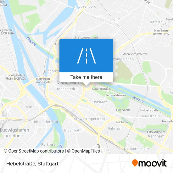 Карта Hebelstraße